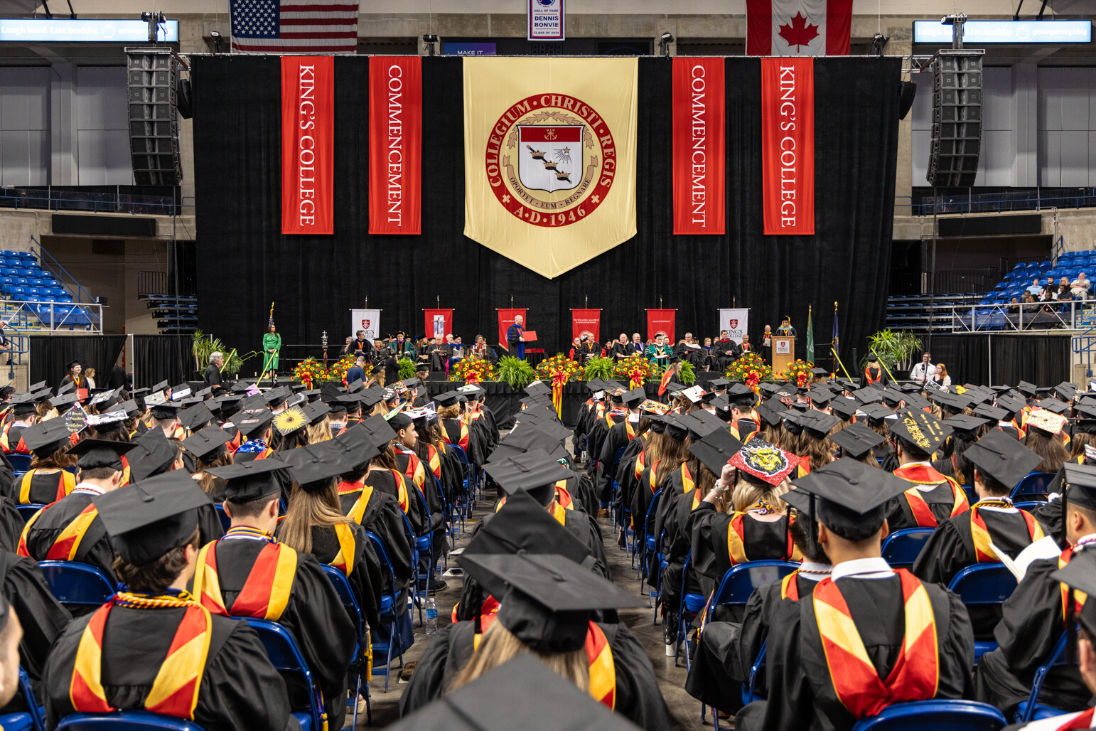 Commencement Audience and Stage