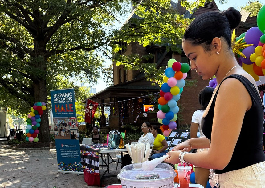 someone making sweet treat