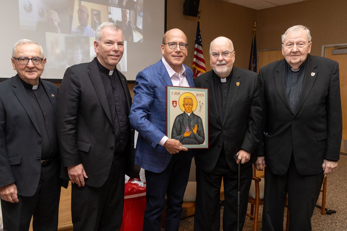 Tom Smith with King's CSC members