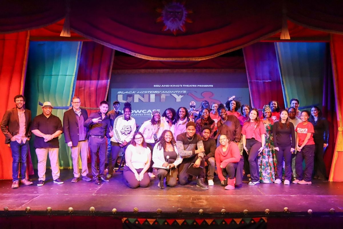 group picture at event